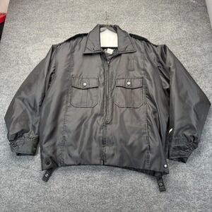 Tact Squad 9001 Men's LARGE Black Tactical Security Duty Bomber Jacket